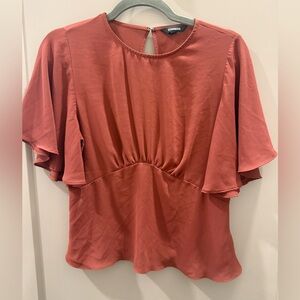 Express Women's Terracotta Blouse